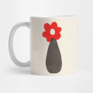 Red flower Mug